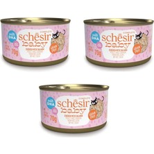Schesir Baby Cat Tavuk ve Somonlu Yavru Kedi Konservesi 70 gr 3 Adet