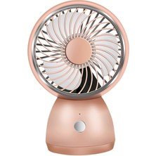 Zeeful 3 Hız Taşınabilir Hava Soğutma Fanları USB Masaüstü Mini Fan Ayarlanabilir Kafa Hava Soğutucu Ofis Ev Seyahat Için, Pembe (Yurt Dışından)