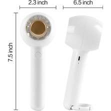 Zeeful Taşınabilir El Fanı, USB Şarj Edilebilir, Karabina Klipsli Masa Küçük Fanı, Ev Ofis Iç Mekan Dış Mekan Seyahati Için (Yurt Dışından)