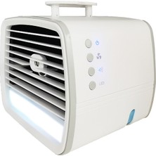 Zeeful Klima Mini Fan Taşınabilir Klima Odası Ev Hava Soğutma Masaüstü Sprey Nemlendirici Gece Işığı ile (Yurt Dışından)