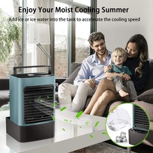 Zeeful Taşınabilir Klima, Mini Hava Soğutucu Fan, Ev Ofis Için 3 Hız ile Hava Sirkülatörü Nemlendirici Misting Fanı-Pembe (Yurt Dışından)
