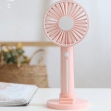 Zeeful Yaz Mini Soğutucu El USB Taşınabilir Fan Masa Fanı Masaüstü Veya Standı Şarj Edilebilir Açık Seyahat El Fanı (Yurt Dışından)