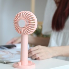 Zeeful Yaz Mini Soğutucu El USB Taşınabilir Fan Masa Fanı Masaüstü Veya Standı Şarj Edilebilir Açık Seyahat El Fanı (Yurt Dışından)