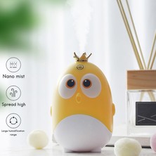 Zeeful 230 ml Sevimli USB Nemlendirici Ev Dilsiz Aroma Yayıcı Yatak Odası Büyük Kapasiteli Ofis Masaüstü Için Uygun Sarı (Yurt Dışından)