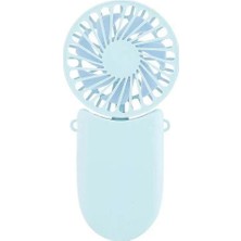 Zeeful Asılı Boyun Katlanabilir Küçük Elektrikli Fan Taşınabilir El Öğrenci Yurdu Spor USB Açık Mini Fan Mavi (Yurt Dışından)