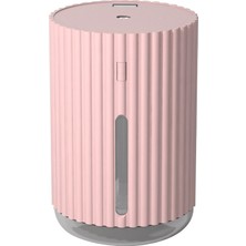 Zeeful Iki Çalışma Püskürtme Modlu Serin Mist Nemlendirici, 320ML Taşınabilir USB Mini Nemlendirici 7 Renkli LED Gece Lambası Pembe (Yurt Dışından)