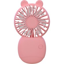 Zeeful Yaz Taşınabilir Mini Fan Küçük Cep Fanı Karikatür Fan Açık Mini Elektrikli Fan Için El Fanı, Pembe (Yurt Dışından)