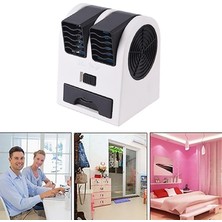 Zeeful Mini Klima 3'ü 1 Arada Fan Nemlendirici Arıtma Ev/açık Usb/pil ile Çalışan Taşınabilir Sessiz Hava Soğutucu (Yurt Dışından)