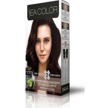 Sea Color Saç Boyası Açık Kahve  Set Boya 5.0