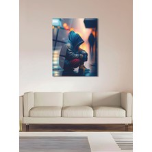 Shiny Art Yalnız Adam Cam Tablo - Mod035