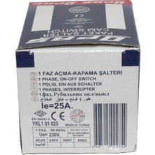 Opaş 1 X 25A 0-1 Aç-Kapa Kilitli Şalter