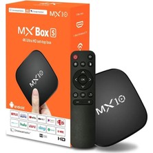 Tubrex Android Box Tv Mx Box S Akıllı Tv Kutusu 2.4ghz Wifi