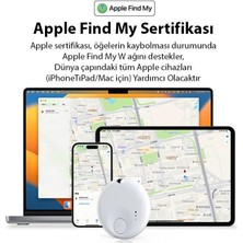 Coofbe Apple Lisanslı Akıllı Takip Cihazı Air Tag Gps Kedi Köpek Araç Bavul Araç Takip Cihazı Airtag