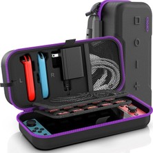 Gd 34 Nintendo Switch Seyahat Çantası Travel Bag Oivo Mor