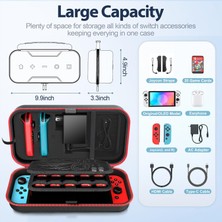 Gd 34 Nintendo Switch Seyahat Çantası Travel Bag Oivo Mor