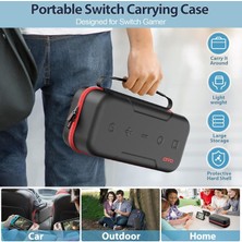 Gd 34 Nintendo Switch Seyahat Çantası Travel Bag Oivo Mor