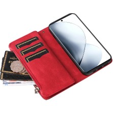 Mays Shop Vıvo V29 Için Kılıf 5g Fermuar Cüzdan Tarzı Kart Yuvası ile Dokuz Kart Yuvaları (Yurt Dışından)
