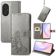 Mays Shop Huawei Onur 50SE Flip Kapak Kılıf Için Kılıf Zarif Iş Dört (Yurt Dışından)