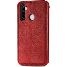 Mays Shop Oppo Realme 6i Flip Kapak Kılıf Cüzdan Fonksiyonu Için Kılıf Moda (Yurt Dışından)