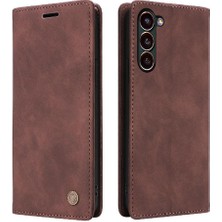 Mays Shop Samsung Galaxy S24 Artı Deri Kılıf Cüzdan Basit Iş Için Flip Case (Yurt Dışından)