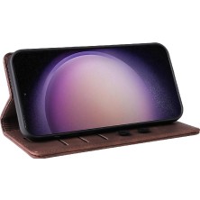Mays Shop Samsung Galaxy S24 Artı Deri Kılıf Cüzdan Basit Iş Için Flip Case (Yurt Dışından)