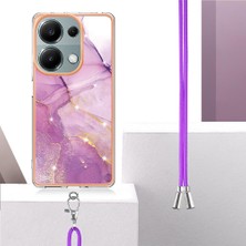 Mays Shop Xiaomi Redmi Için Not 13 Pro 4g Tampon Mermer Anti-Scratch Yumuşak Kayış (Yurt Dışından)