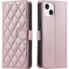 Mays Shop Telefon Kılıfı Için iphone 15 Flip Folio Cüzdan El Kayışı Kart Yuvaları Tutucu (Yurt Dışından)