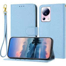 Mays Shop Telefon Kılıfı Için Xiaomi 13 Lite Flip Folio Cüzdan Kart Yuvaları Tutucu Pu (Yurt Dışından)