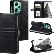 Mays Shop Xiaomi Redmi Not 12 Için Flip Case 5g Pu Deri Kickstand 6 Kart Yuvaları (Yurt Dışından)