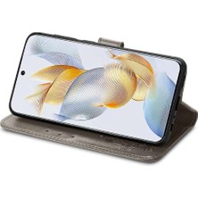 Mays Shop Huawei Onur Için Kılıf 90 5g Kısa Kayış Zarif Iş Dört Yaprak Kılıf (Yurt Dışından)