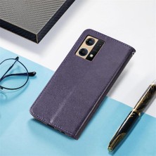 Mays Shop Oppo Case 7 4g Için Kılıf Kapak Çevirin Kılıf Dört Yapraklı Yonca Zarif (Yurt Dışından)