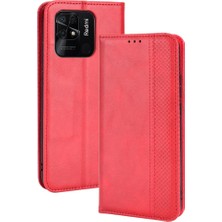 Mays Shop Xiaomi Redmi 10C Pu Deri Manyetik Kapatma Cüzdan (Yurt Dışından)