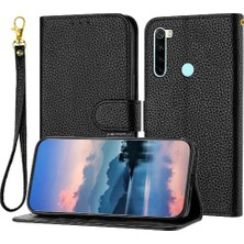 Mays Shop Telefon Kılıfı Için Xiaomi Redmi Not 8 Pu Deri Cüzdan Kart Yuvaları Tutucu Çevirin (Yurt Dışından)