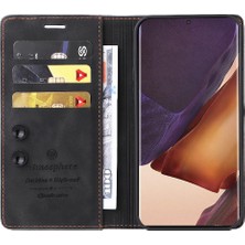 Mays Shop Samsung Galaxy Not 20 Için Flip Case Ultra Basit Iş Kapak Kılıfı (Yurt Dışından)