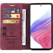 Mays Shop Samsung Galaxy A52 Flip Kapak Için Flip Case Basit Iş Cüzdan Kılıf (Yurt Dışından)