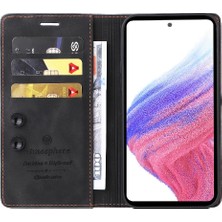 Mays Shop Samsung Galaxy A52 Flip Kapak Için Flip Case Basit Iş Cüzdan Kılıf (Yurt Dışından)