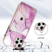 Mays Shop Iphone 11 Için Kılıf Pro Yumuşak Tpu Tampon Mermer Ince Cüzdan Kart Yuvaları (Yurt Dışından)