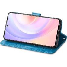 Mays Shop Huawei Onur 50SE Flip Kapak Kılıf Için Kılıf Zarif Iş Dört (Yurt Dışından)