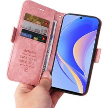 Mays Shop Huawei Nova Y90 Için Kılıf Cüzdan Kapak Çevirin Tpu Deri Manyetik Kart Yuvaları (Yurt Dışından)