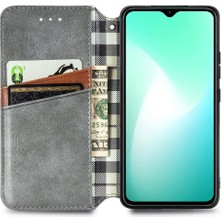 Mays Shop Infinix Sıcak 11 Oyun Flip Kapak Zarif Iş Deri Kılıf (Yurt Dışından)