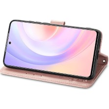 Mays Shop Huawei Onur 50SE Flip Kapak Kılıf Için Kılıf Zarif Iş Dört (Yurt Dışından)