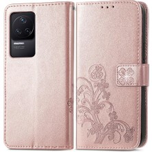 Mays Shop Xiaomi Redmi Case Pro Kılıf Için Dört Yapraklı Yonca Zarif Flip Case (Yurt Dışından)