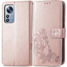 Mays Shop Xiaomi 12 Için Kılıf Pro Zarif Iş Kapak Kapak Dört Yapraklı Yonca Durumda (Yurt Dışından)