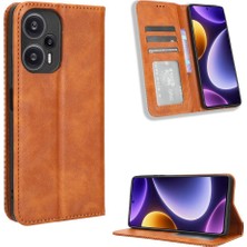 Mays Shop Xiaomi Poco F5 5g Cüzdan Manyetik Kapatma Pu Deri Kılıf (Yurt Dışından)