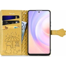 Mays Shop Huawei Onur 50SE Karikatür Hayvanlar Için Kılıf Kapak Çevirin Darbeye Deri (Yurt Dışından)