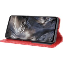 Mays Shop Oneplus Nord 5g Manyetik Kapatma Cüzdan Pu Deri Için Kılıf (Yurt Dışından)