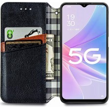 Mays Shop Oppo A78 Zarif Iş Moda Tasarım Deri Kılıf Flip Için Kılıf (Yurt Dışından)