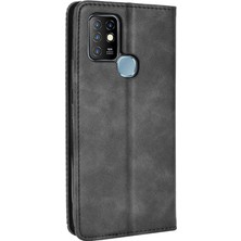 Mays Shop Infinix Sıcak 10 Cüzdan Manyetik Kapatma Pu Deri Için Kılıf (Yurt Dışından)