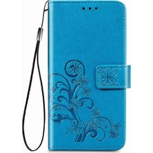 Mays Shop Huawei Mate 40 Için Kılıf Kapak Kapak Kısa Kayış Zarif Iş Dört (Yurt Dışından)