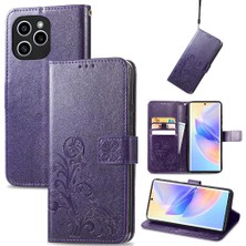 Mays Shop Huawei Onur 60SE Zarif Iş Için Kısa Kayış Dört Yapraklı Yonca (Yurt Dışından)